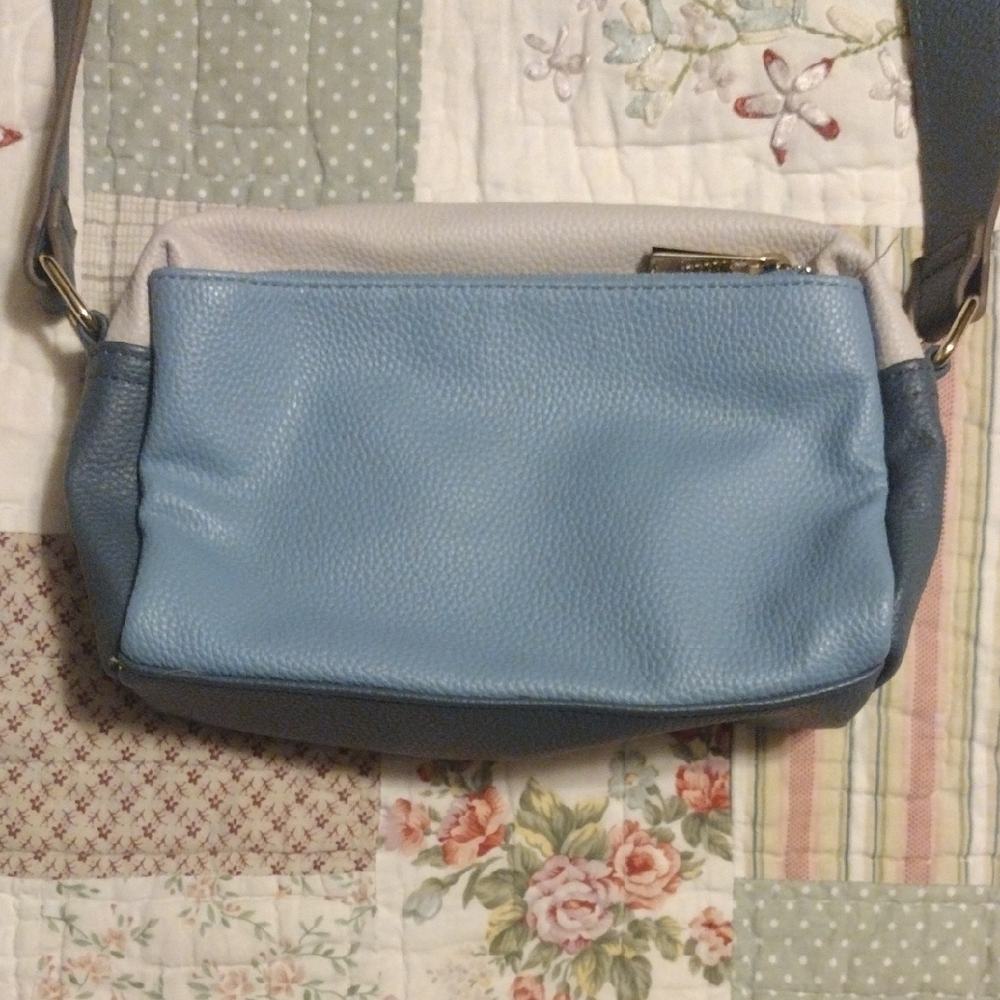 Nanette Lepore Light Blue and Cream Crossbody Bag - Picture 9 of 9